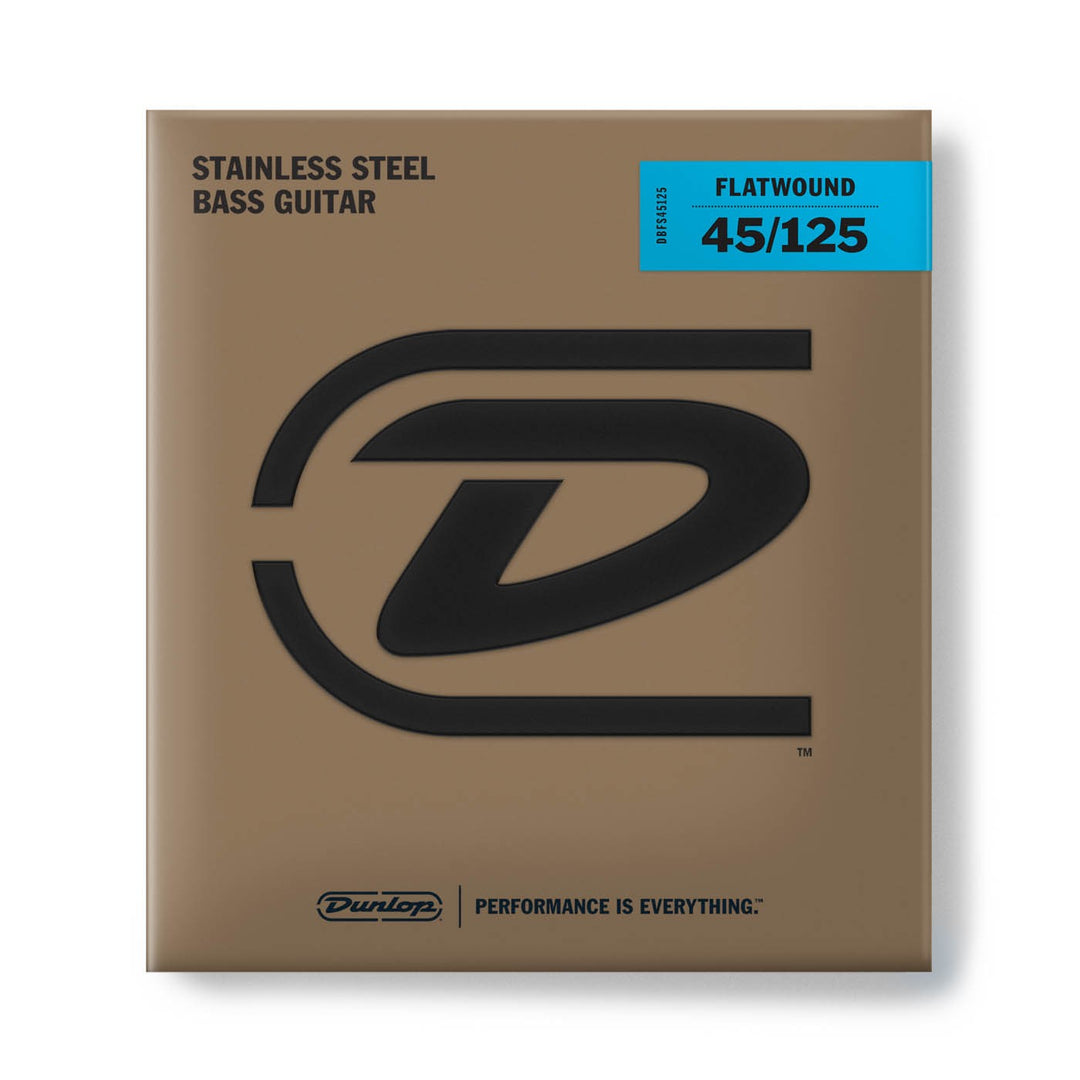 Dunlop DBFS45125 Flatwd bass string Md-5/set Flatwd bass string Md-5/set