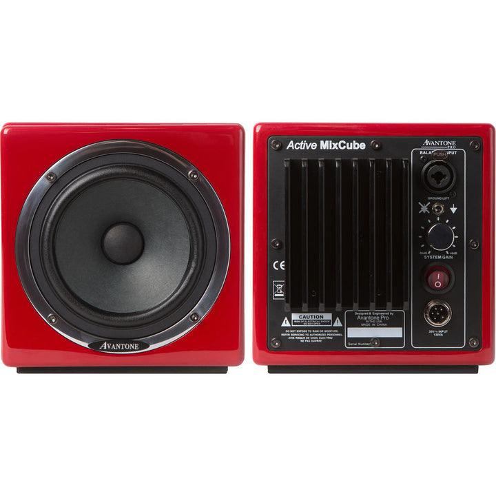 Avantone Pro MixCubes Full-Range Mini Reference Monitors Active (Pair) - Red