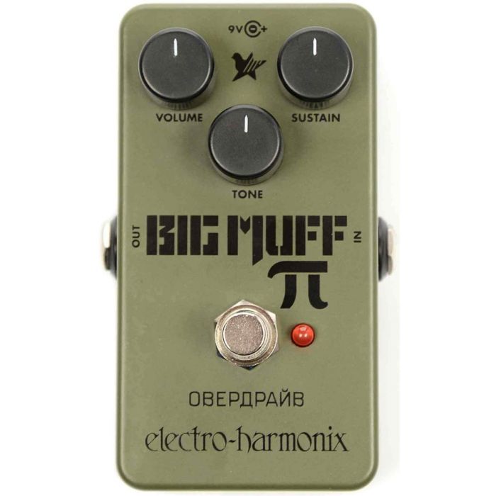 Electro-Harmonix GREEN RUSSIAN BIG MUFF Distortion Sustainer Pedal