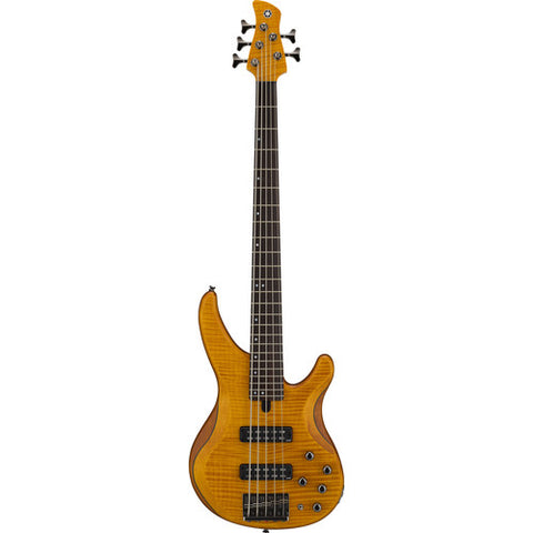 Yamaha TRBX605FM MAM 600 Series 5-String RH Electric Bass-Matte Amber