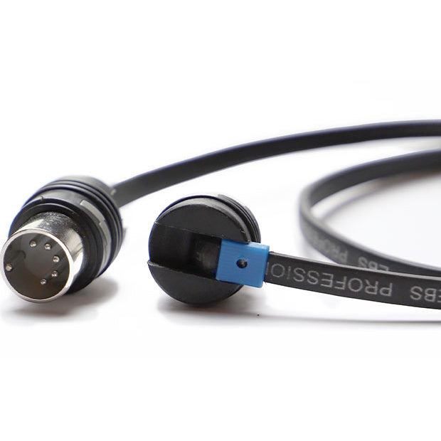 EBS MIDI-28 - BlueDOT 5p Flat Midi Cable - 28 cm