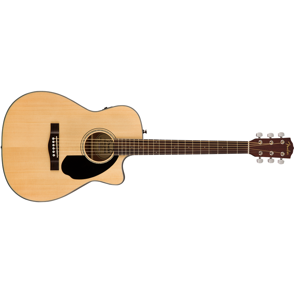 Fender CC-60SCE Concert 6-String Acoustic Guitar (Natural)
