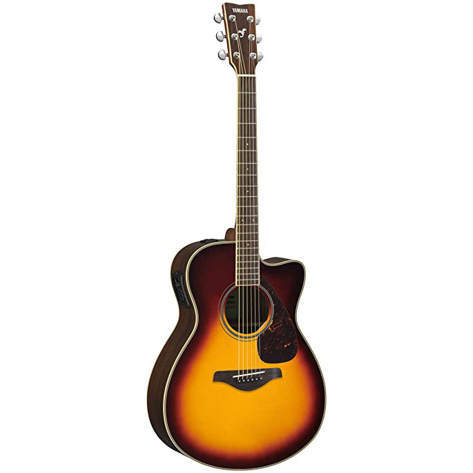 Yamaha FSX830C Concert Cutaway Acoustic Guitar - Brown Sunburst