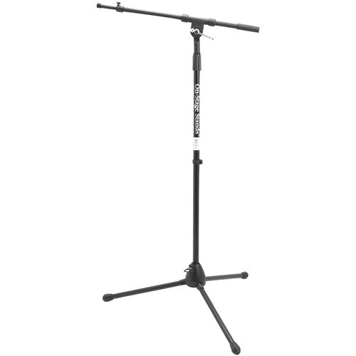 On-Stage MS7701TB - Telescoping Euro-Boom Mic Stand (Black)