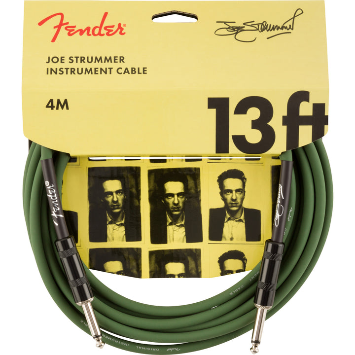 Fender Joe Strummer Pro 13’ Instrument Cable - Drab Green
