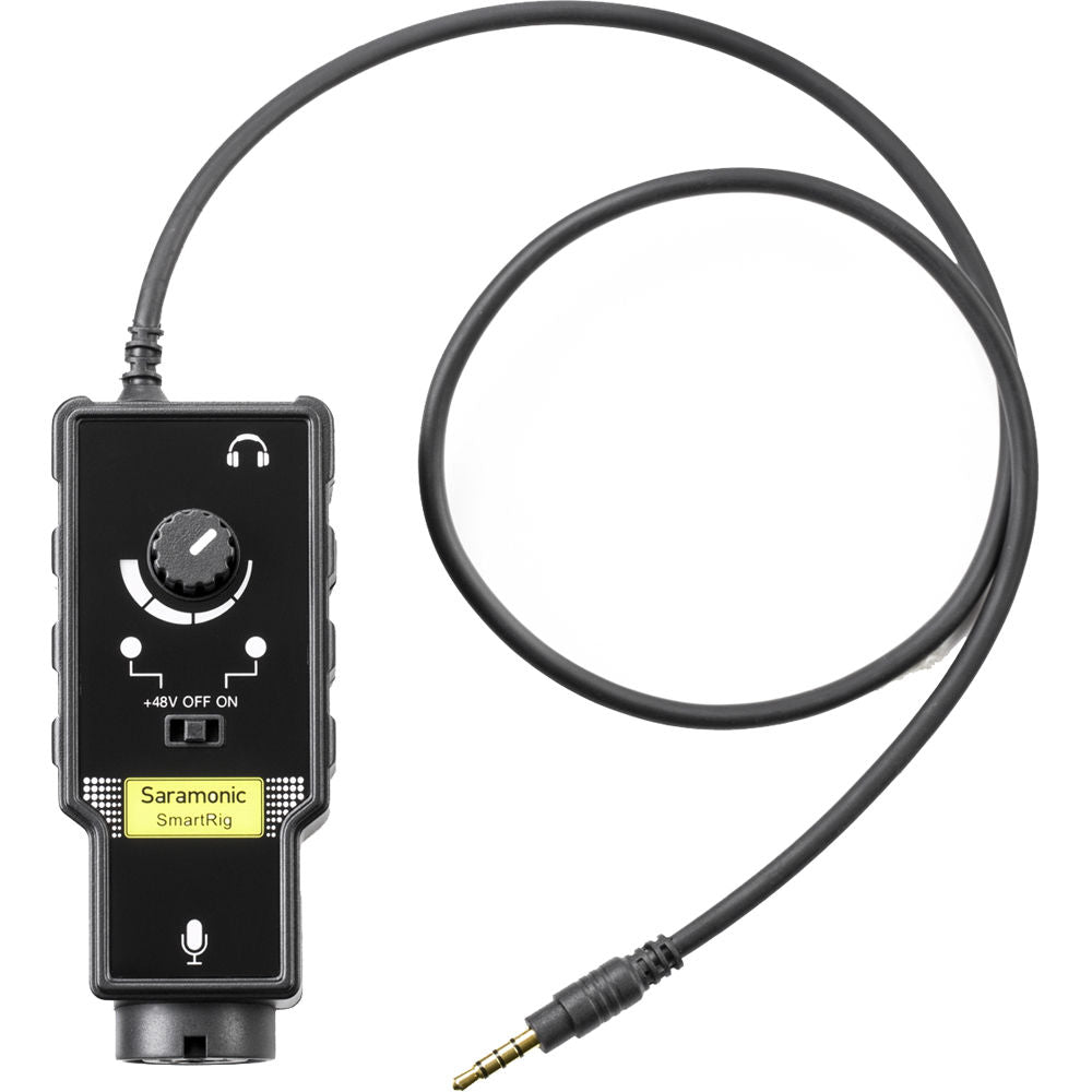 Saramonic SmartRig II XLR Mic & 1/4" Guitar Adapter with Phantom Power Preamp for Smartphones
