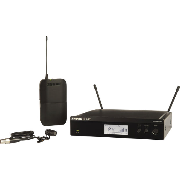 Shure BLX14 Lavalier Wireless Microphone System WL185 Rackmount J11: 596 - 616 MHz