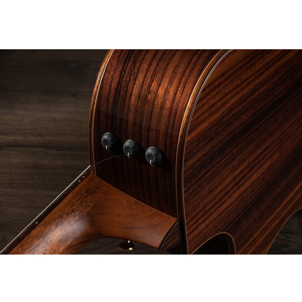 Taylor Guitars Jason Mraz Signature Model (JMSM), Indian Rosewood Back and Sides, West African Crelicam Ebony Fretboard, ES-N ® Electronics, Soft Cutaway with Taylor Deluxe Hardshell Brown Case