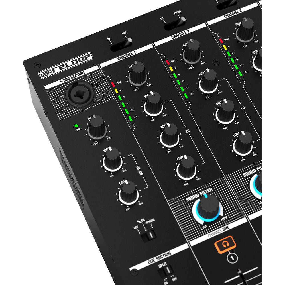 Reloop RMX-44 BT 4-Channel Bluetooth DJ Mixer