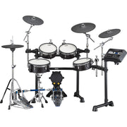 Yamaha DTX8KXBF- Electronic Drum Kit w/ DTX-PRO, DTP8-X TCS Pads, DTC10 Cymbals and Hardware - Black Forest