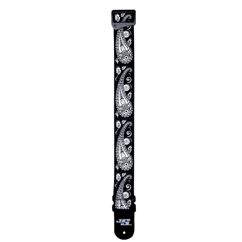 D'Addario Joe Satriani Polyester Swivel Guitar Strap - Black Pattern