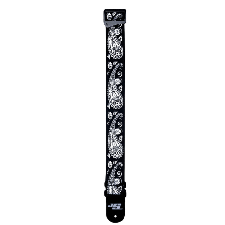 D'Addario Joe Satriani Polyester Swivel Guitar Strap - Black Pattern