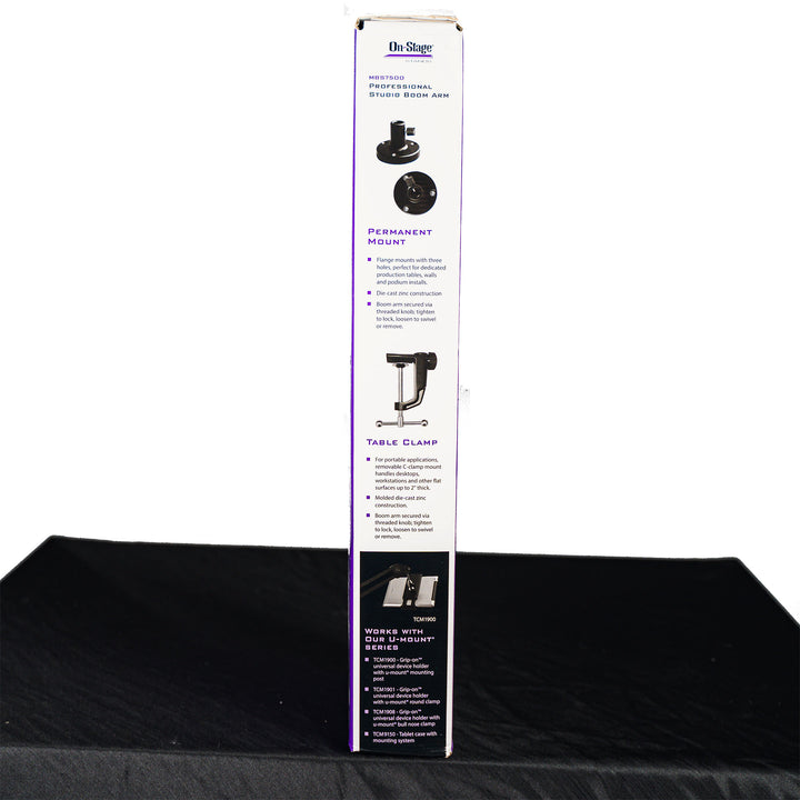 On-StageMBS7500 - Professional Studio Boom Arm -  Open Box