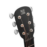 Lava Guitars - Blue Lava 36" with Airflow Bag - Black