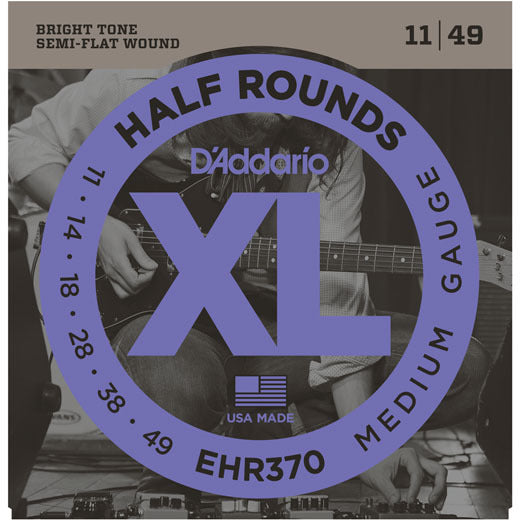 D'Addario EHR370 - SET GTR HALF ROUND MEDIUM