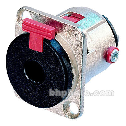 Neutrik NJ3FP6C - Locking Panel TRS Phone Jack -Nickel Housing