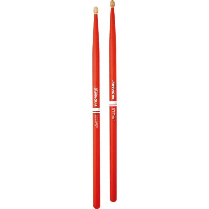 Promark RBH565AW-ORANGE-Promark Rebound 5A Acorn Tip Orange Drumsticks