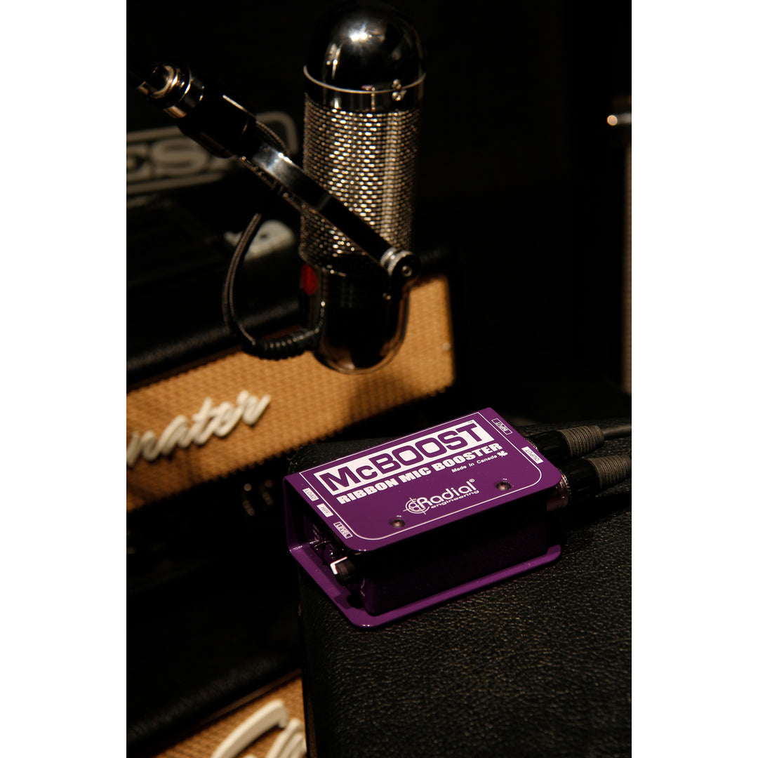 Radial McBoost Microphone Signal Intensifier