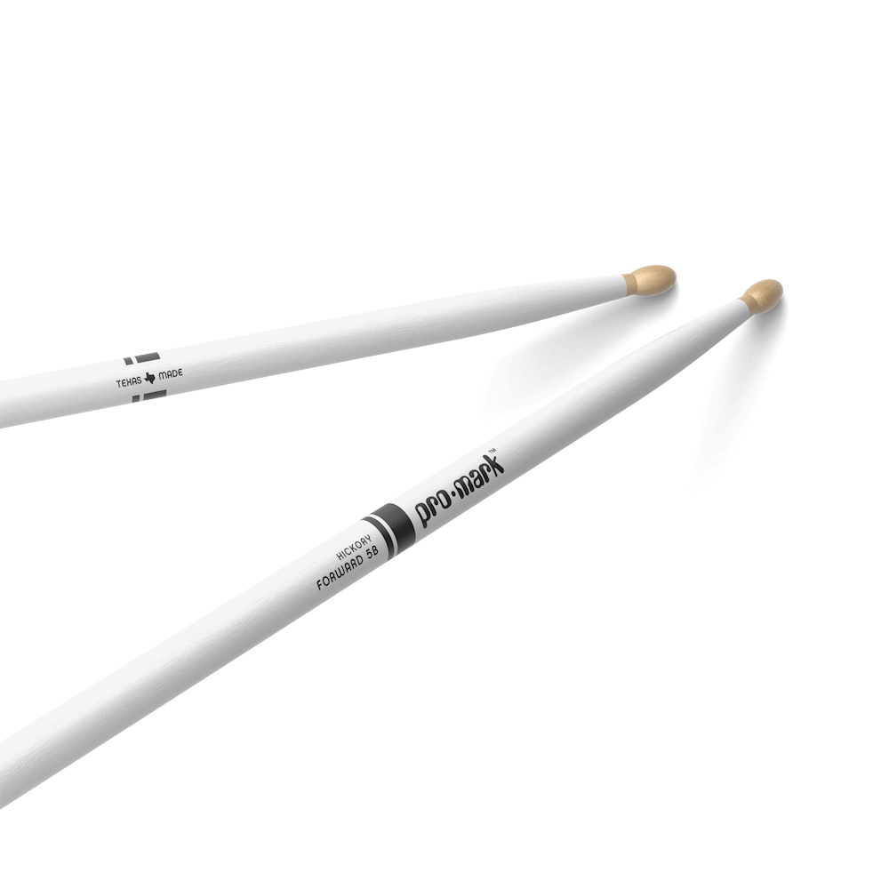 Promark TX5BW-WHITE-Promark Classic 5B Drumsticks -White