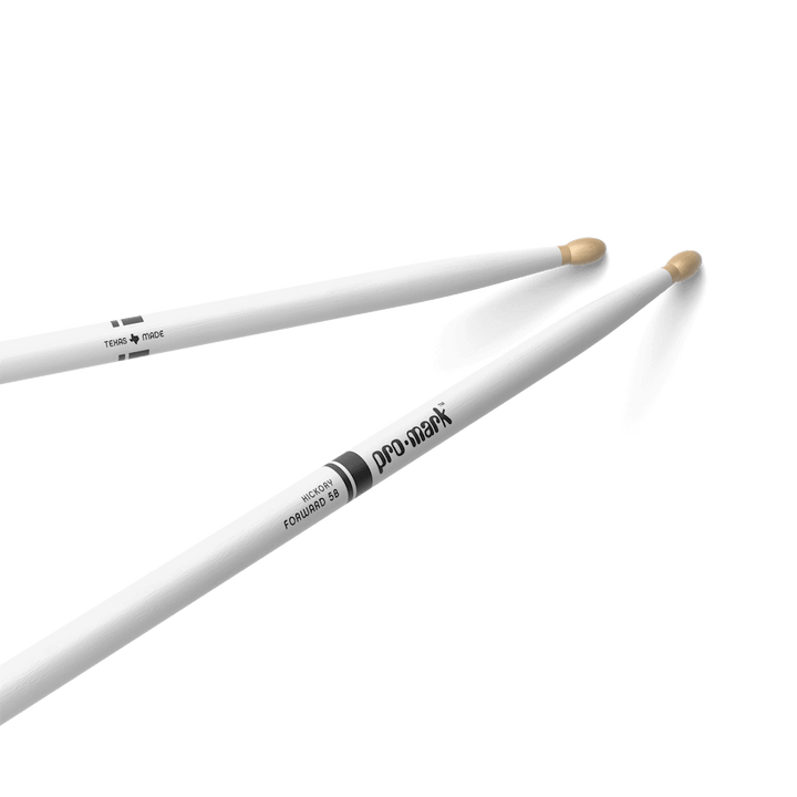 Promark TX5BW-WHITE-Promark Classic 5B Drumsticks -White