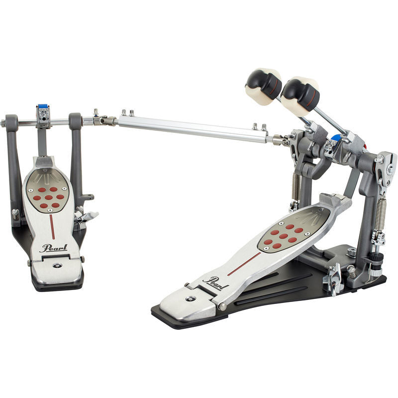 Pearl P-2052B Eliminator Twin Pedal, Belt Drive, w/Case