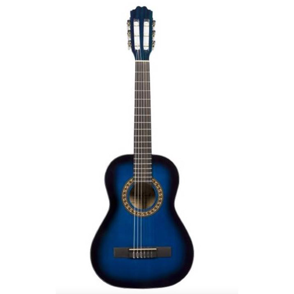 Beaver Creek BCTC401 - 1/2 Size Classical Guitar Trans Blue