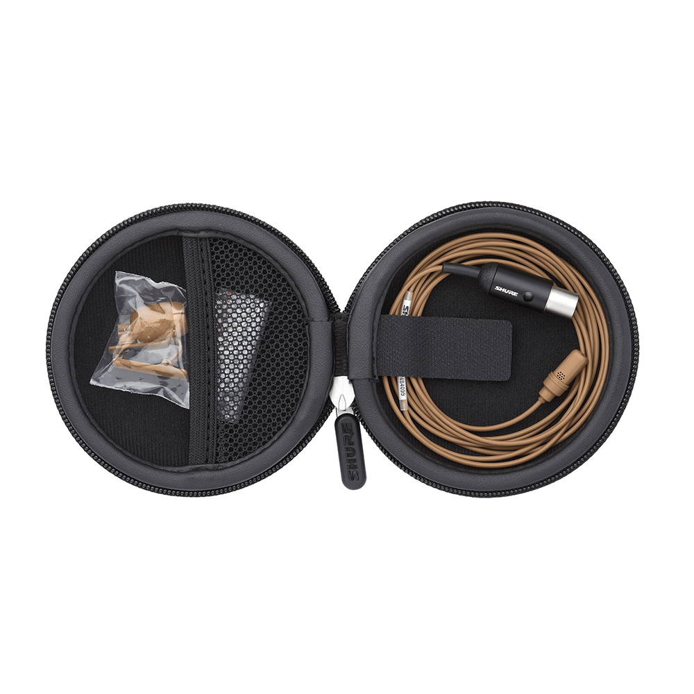 Shure UL4 Cardioid Lavalier microphone with TQG connector - Cocoa