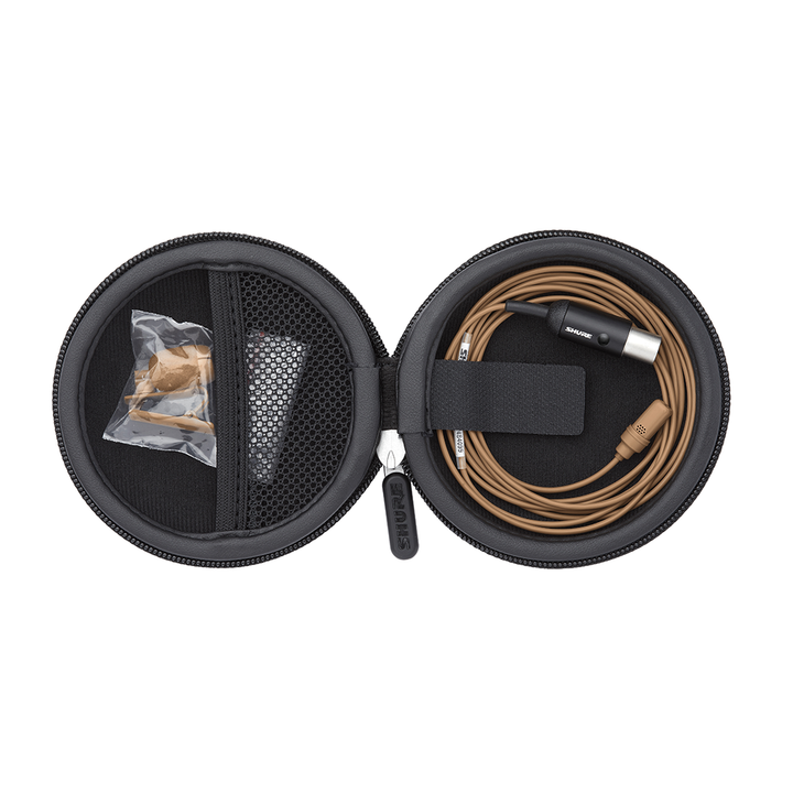 Shure UL4 Cardioid Lavalier microphone with TQG connector - Cocoa