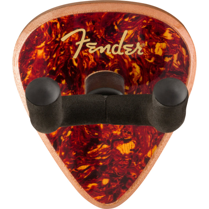 Fender Guitar Wall Hanger 351 Pick Shape - Tortoiseshell Mahogany