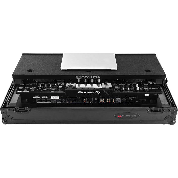 Odyssey FZGSXDJXZW1 Flight Zone Glide Style Case for Pioneer XDJ-XZ & 1U Rack - Black Label