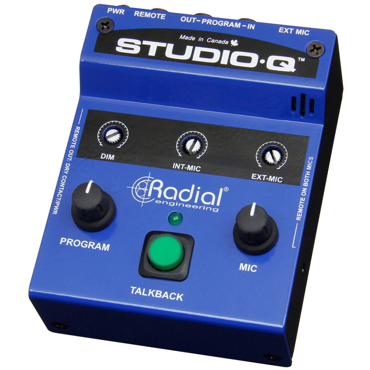 Radial Studio-Q Talkback Interface with Built-In Mic