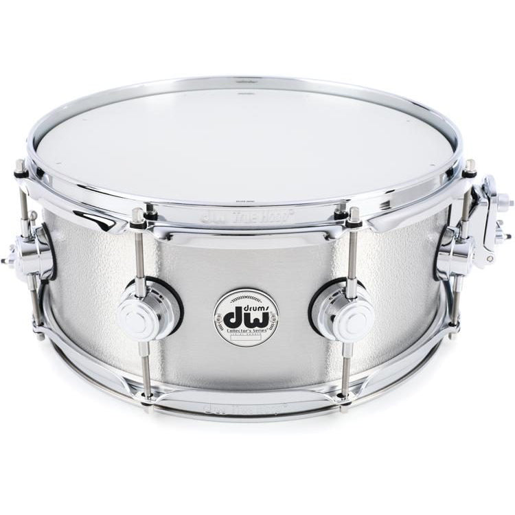 DW Collector’s Series Metal Snare Drum Solid 3mm Aluminum Wrinkle Coat Finish - 5.5x13