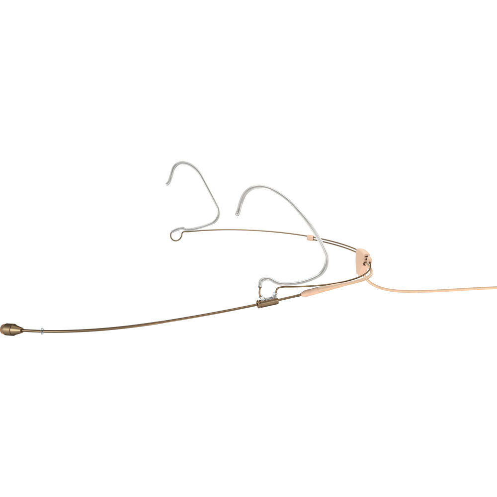 DPA Microphones 4466 CORE Omnidirectional Headset Microphone w/ TA4F Adapter for Shure Transmitters - Beige