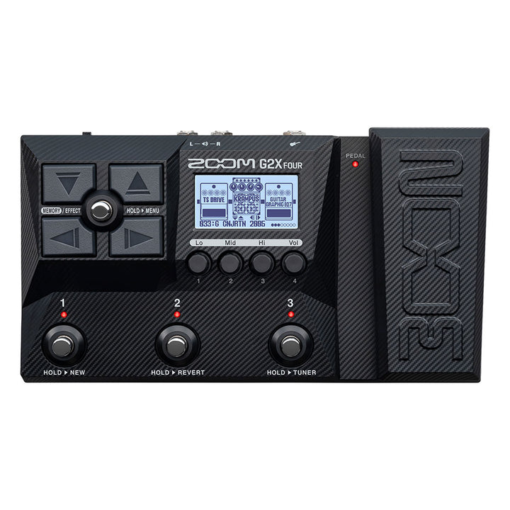 Zoom G2XFour Guitar MultiEffects Processor with Expression Pedal