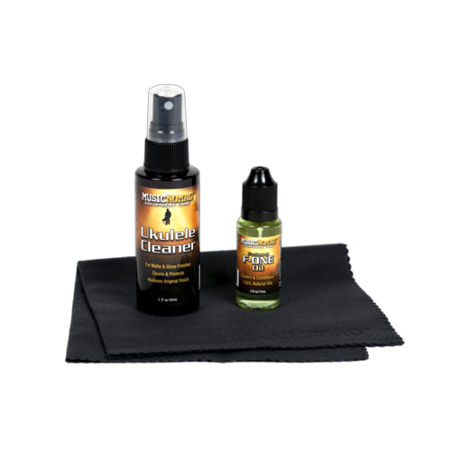 MusicNomad MN142 3pc Premium Ukulele Care Kit