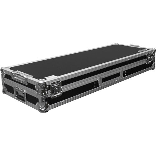 Odyssey Flight Zone Low Profile Glide Style DJ Coffin for 12'' Mixer, Two Turntables & Extra 2 RU