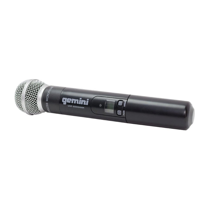 Gemini UHF-6100M Single-Channel UHF Wireless Microphone System - Handheld Vocal