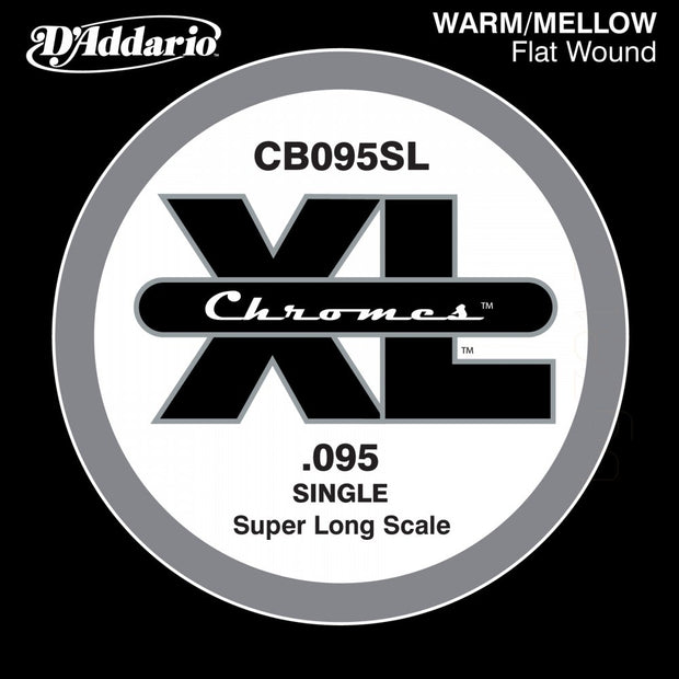 D'Addario CB095SL - SINGLE  BASS CHROMES 100 SL