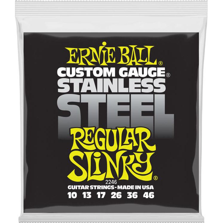 Ernie Ball 2246EB STAINLESS REGULAR SLINKY 10-46