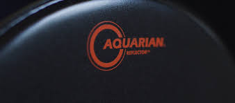 Aquarian TCREF14BK- Texture Coated Reflector Black Snare Batter 14" Drumhead