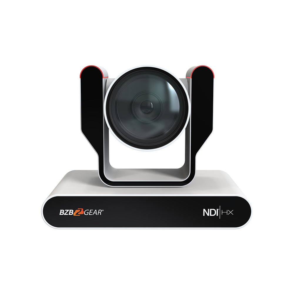 BZBGEAR - 12X 4K@60Hz HDMI2.0/12G-SDI/USB 2.0/USB 3.0 Live Streaming PTZ Camera with Tally Lights (White)