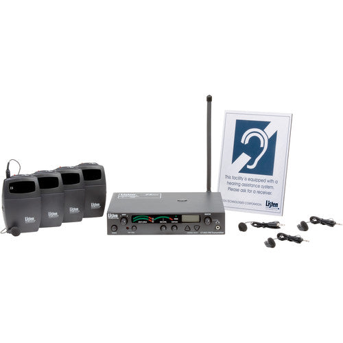 Listen Technologies LP-3CV-072-01 - Listen 3-Channel RF Value Package (72 MHz) - Music City Canada