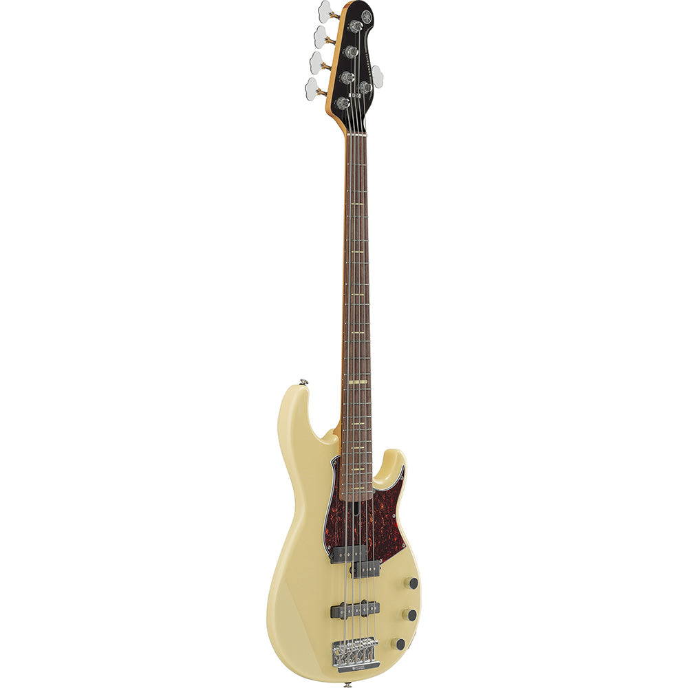 Yamaha BBP35II VW 5-String Bass Guitar w/ Hardshell Case - Vintage White