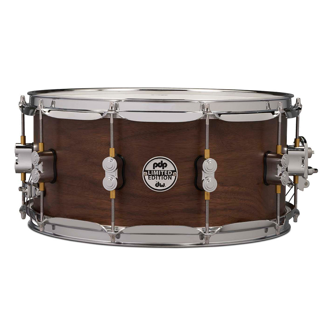 PDP Concept Series Maple Hybrid Limited Edition “EXT-PLY” 6.5x14 Snare Drum w/ Chrome Hardware - Walnut Natural Satin