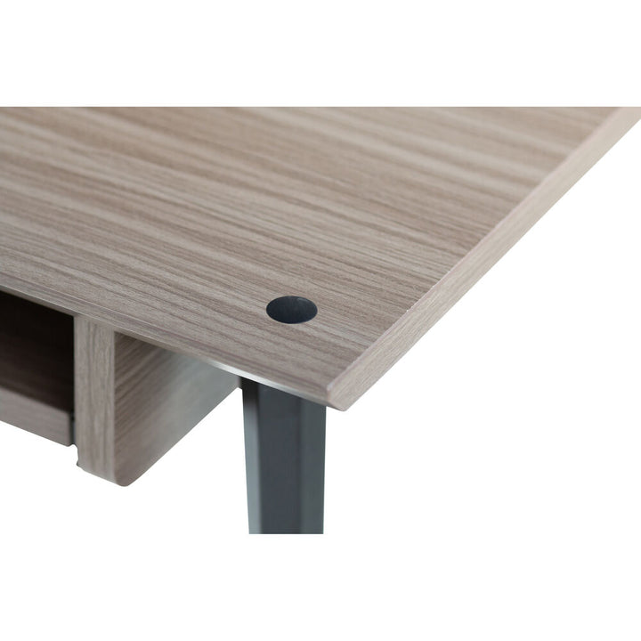 Gator Elite Furniture Series Main Desk - Driftwood Gray