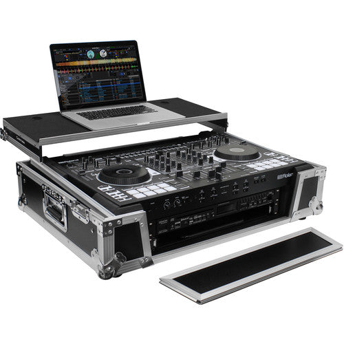 Odyssey Flight Zone Glide Case with Wheels for Roland DJ-808 & Denon MC7000 V2 DJ Controllers