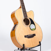 Beaver Creek BCB05LCE - Acoustic-Electric Bass Guitar (Natural, Left Handed)