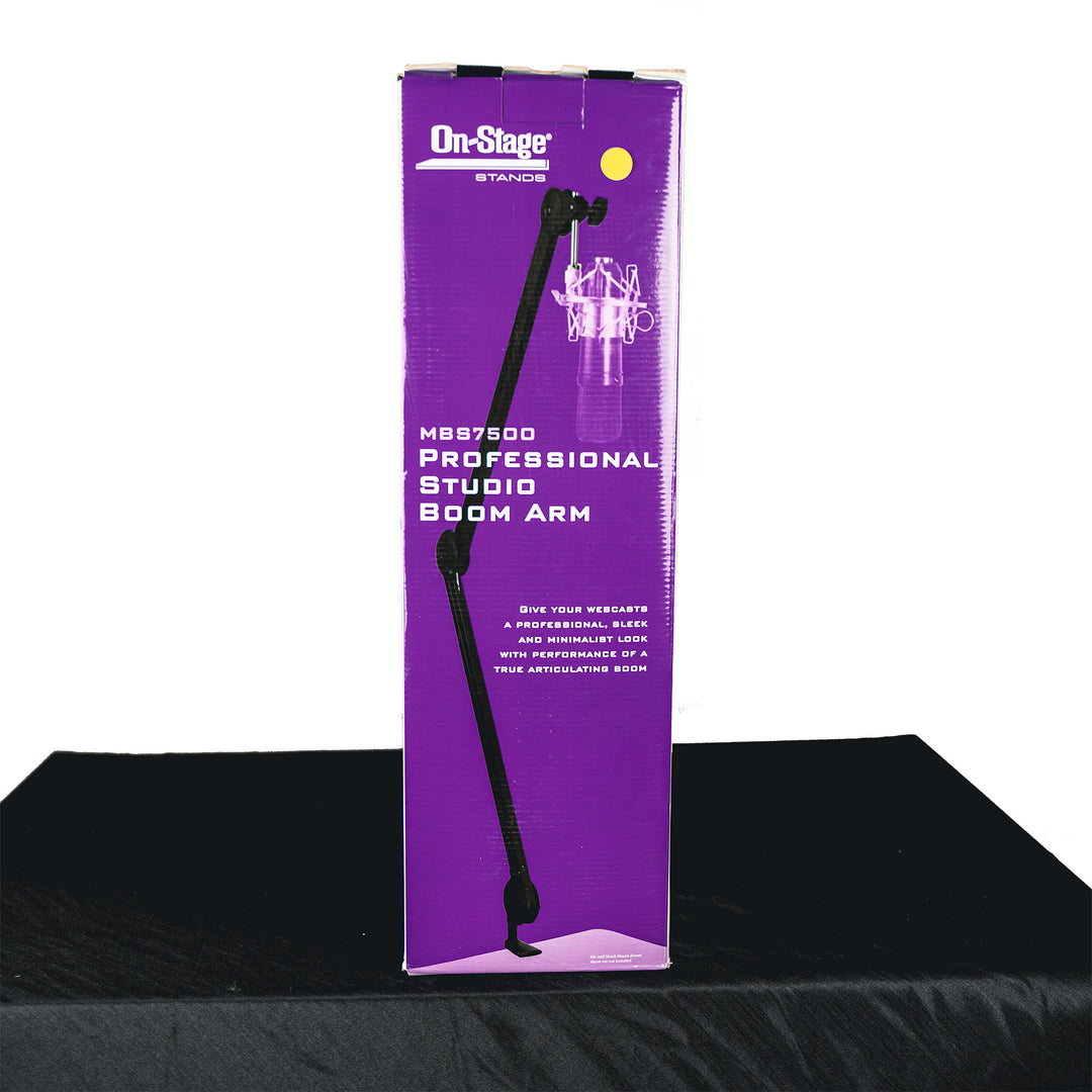 On-StageMBS7500 - Professional Studio Boom Arm -  Open Box