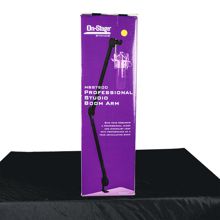 On-StageMBS7500 - Professional Studio Boom Arm -  Open Box