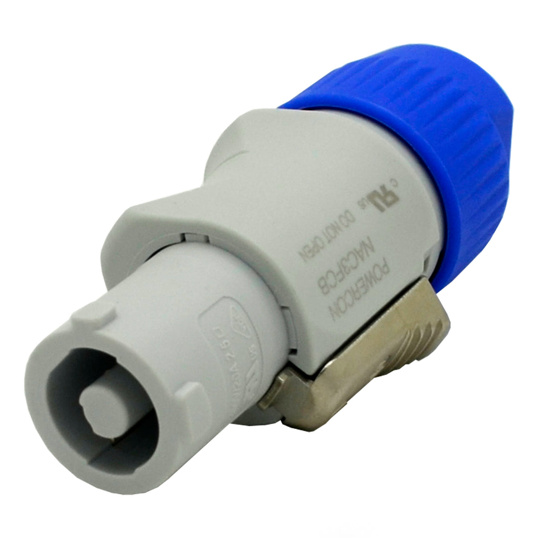 Neutrik NAC3FCB - 3 Pole Inline AC Connector for Power Out System -Grey